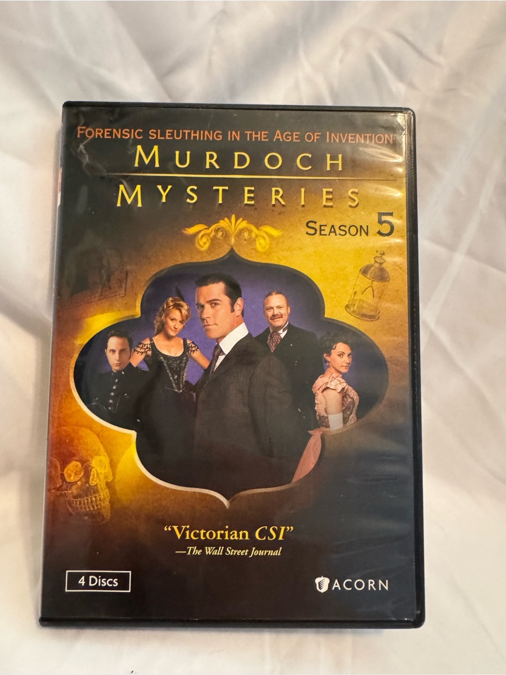 Acorn Murdoch Mysteries Season 5 DVD - Black and Gold